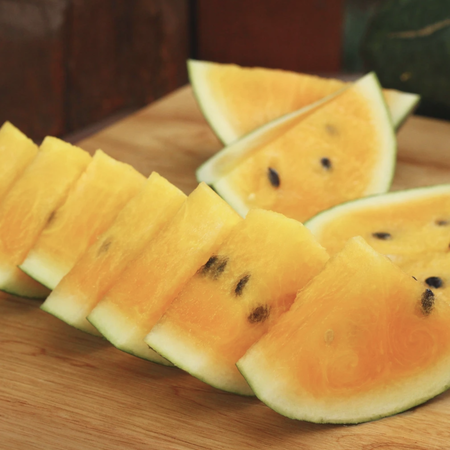 Tendersweet Orange, Organic Watermelon Seeds - Packet image number null